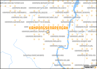 map of Kampong Sena Rengah