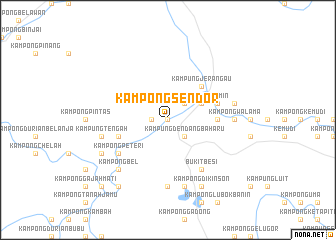 map of Kampong Sendor