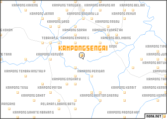 map of Kampong Sengai