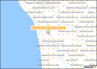 map of Kampong Senggora