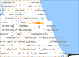 map of Kampong Sening
