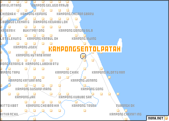 map of Kampong Sentol Patah