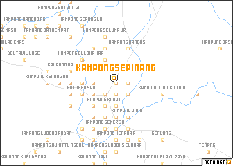 map of Kampong Sepinang