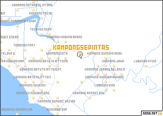 map of Kampong Sepintas