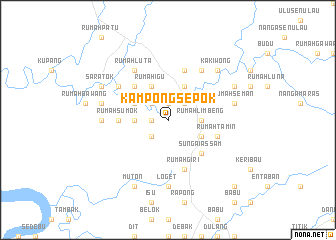 map of Kampong Sepok