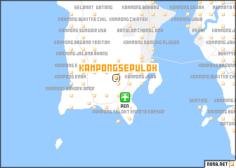 map of Kampong Sepuloh