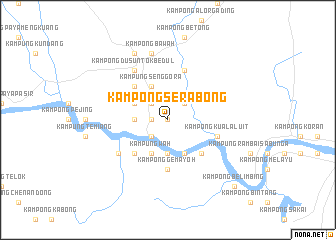 map of Kampong Serabong