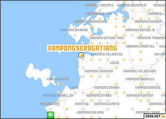 map of Kampong Seragatiang