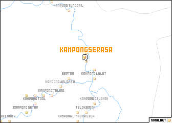 map of Kampong Serasa