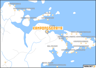 map of Kampong Seraya