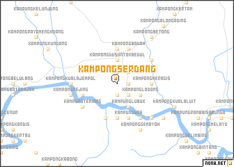 map of Kampong Serdang