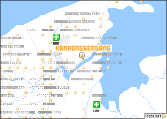 map of Kampong Serdang