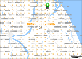 map of Kampong Seribang