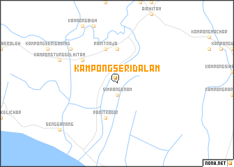 map of Kampong Seri Dalam