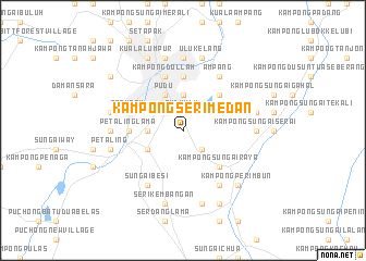 map of Kampong Seri Medan