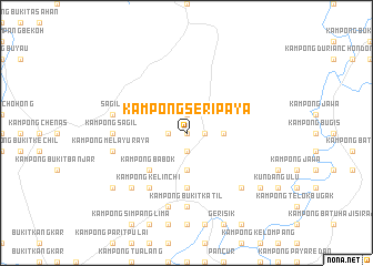 map of Kampong Seri Paya