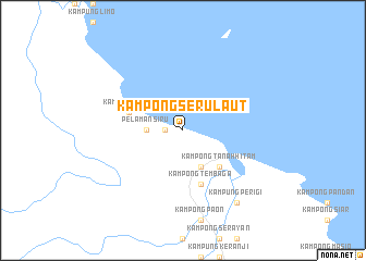 map of Kampong Seru Laut