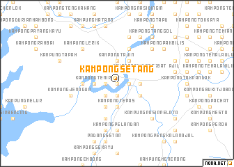 map of Kampong Setang