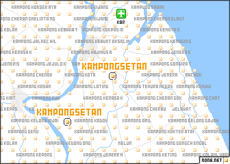 map of Kampong Setan