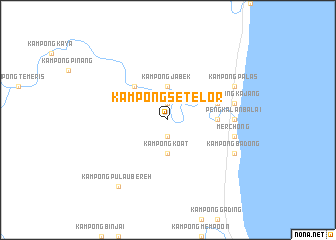 map of Kampong Setelor