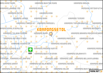 map of Kampong Setol