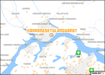 map of Kampong Setulang Darat