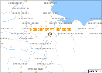 map of Kampong Setunggang