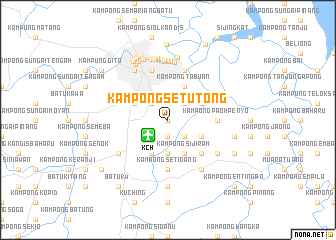 map of Kampong Setutong