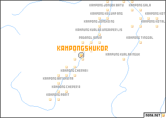 map of Kampong Shukor