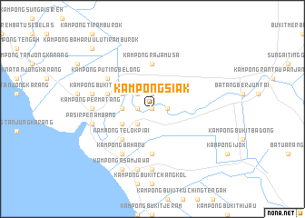 map of Kampong Siak