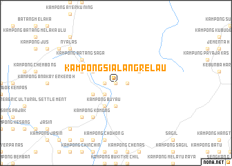 map of Kampong Sialang Relau
