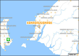 map of Kampong Siampak