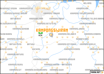 map of Kampong Sijiram