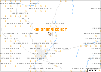 map of Kampong Sikamat
