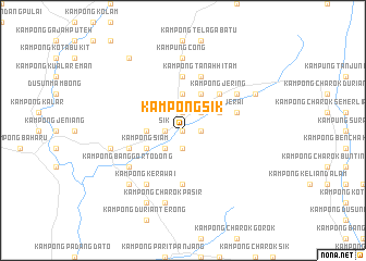 map of Kampong Sik