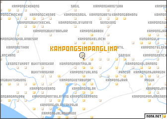 map of Kampong Simpang Lima