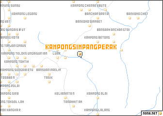 map of Kampong Simpang Perak