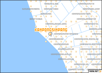 map of Kampong Simpang