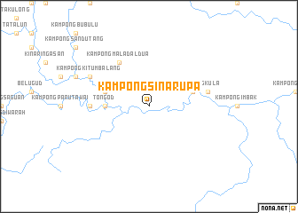 map of Kampong Sinarupa