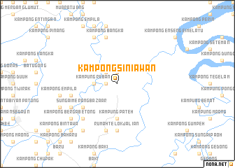 map of Kampong Siniawan