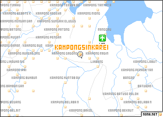 map of Kampong Sinkarei