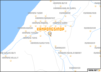 map of Kampong Sinop