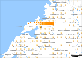 map of Kampong Sinsara