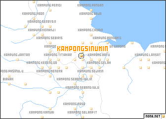 map of Kampong Sinumin