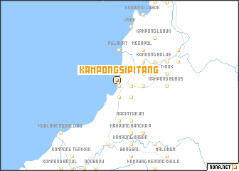 map of Kampong Sipitang