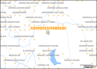 map of Kampong Sira Badak