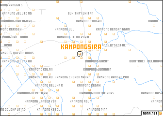 map of Kampong Sira