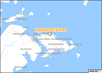 map of Kampong Sisipan