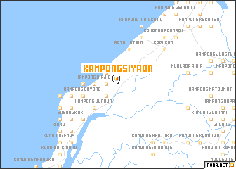 map of Kampong Siyaon