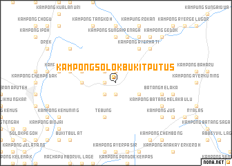 map of Kampong Solok Bukit Putus